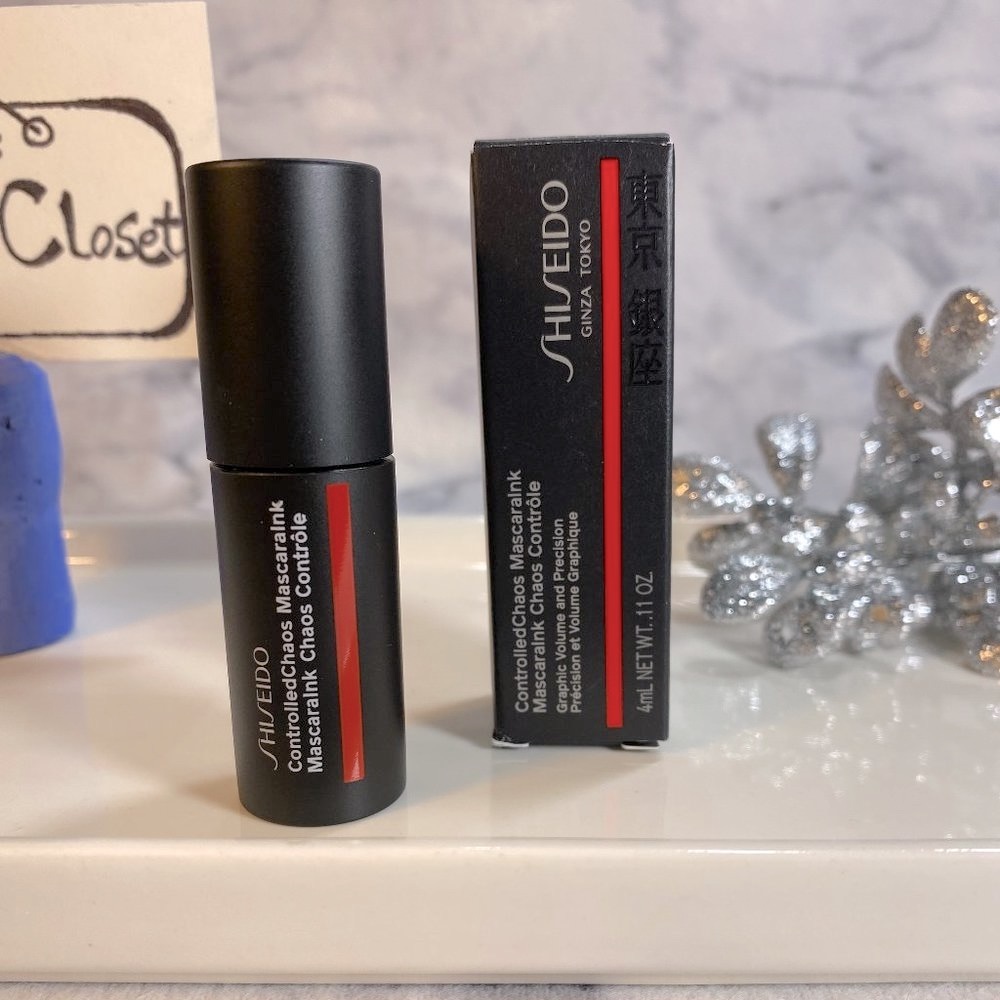 Shiseido Beauty,Controlled Chaos Mascara Ink 01 Black-Mini 4ml,0.11oz-BOXED-NEW - Picture 2 of 12